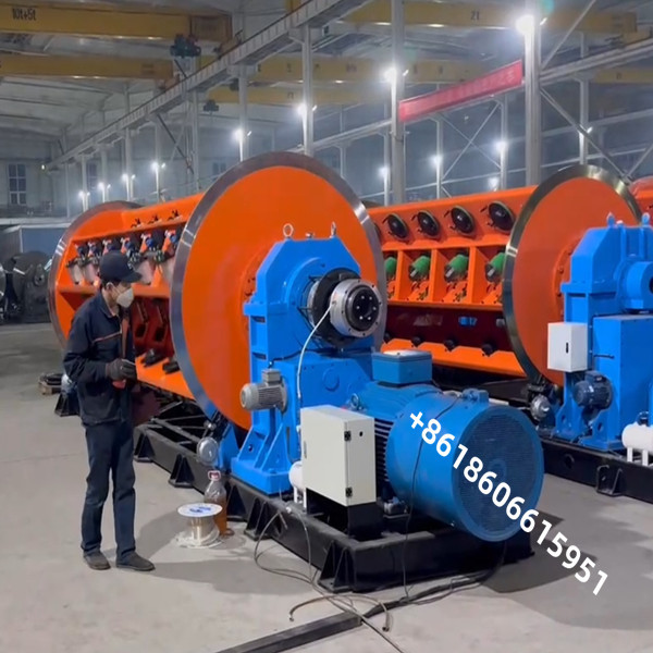 250r/Min Rigid Stranding Machine Step Less Adjust For Aluminum Conductor