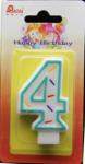 Best Selling-Factory Handmade number candle with the Green Edge AND 3 colors