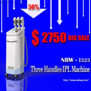 Wholesale NUBWAY 50% discounts off!!! August Sales Promotion! 3 handles multifunctional IPL device from china suppliers