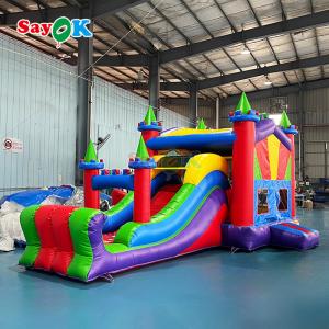 Wholesale Sayok Inflatable Bouncer House Castle PVC Inflatable Bounce Slide Commercial Inflatable Bouncing Combo Slide for Event from china suppliers