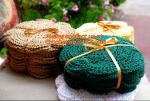 Multi Round Hand Made Crochet doily/placemat coasters/placemat set/shabby chic