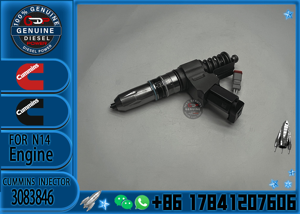 3083846 Diesel Fuel Injector N14 Common rail injector 3095086 3609796 3095040 3411763
