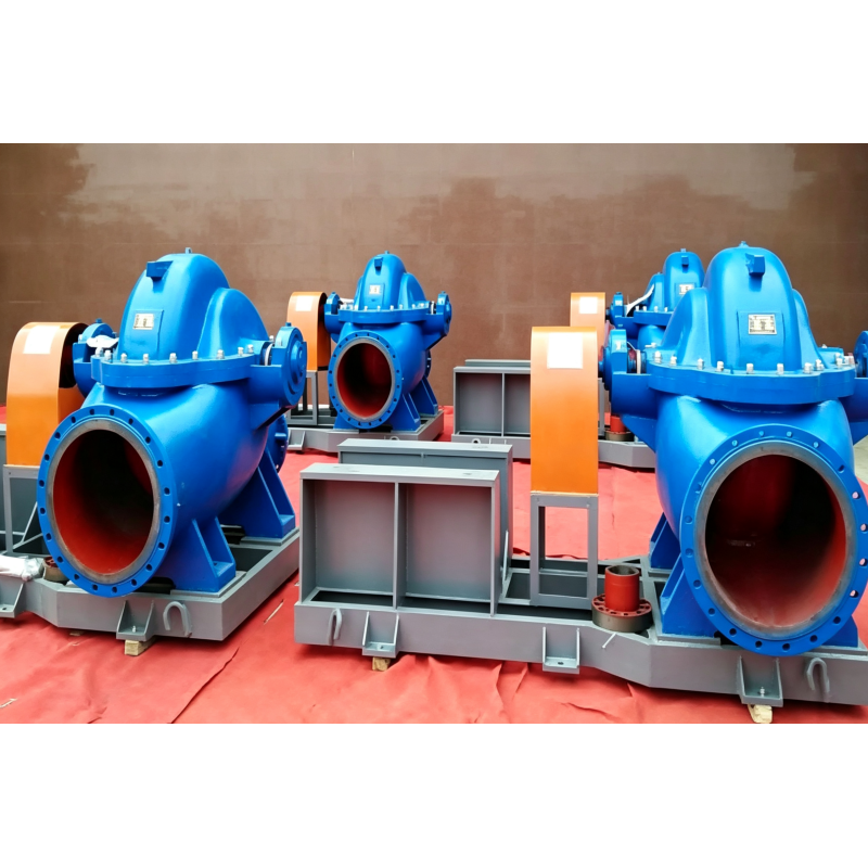 Low Noise Split Case Centrifugal Pump Customized High Suction Lift Pump Easy Disassembly