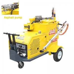 China Traction Type Road Crack Sealing Machine With Asphalt Melter on sale