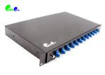 LC 12 Ports ODF Patch Panel 253*483*1U OEM Fiber Optic Patch Panel