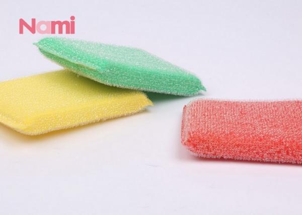 Quality Household Heavy Duty Scouring Pad Sponge Anti - Bacterial Strong Decontamination for sale