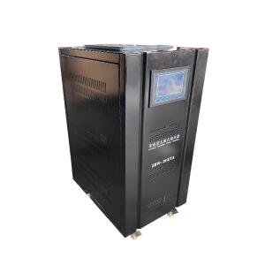 China Three Phase Contactless Avr Voltage Regulator 380V 20KVA With Black Enclosure on sale