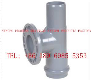 Wholesale One faucet one flange and one insert regular tee PVC-U UPVC Flexible Joint Fittings from china suppliers
