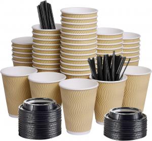 Wholesale Food Grade Custom Printed Takeaway Coffee Cups 6oz 8oz 10oz For Restaurant from china suppliers
