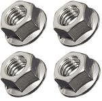 ASME B18.2.2 Zinc Plated Stainless Steel Hex Flange Nuts Screw With Nut Nylock