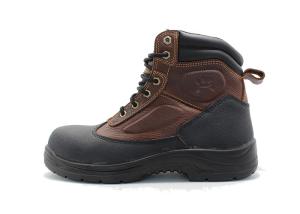 Wholesale Casual Tumbled Leather Upper Safety Toe Walking Boots For Cowboy Anti Smashing from china suppliers