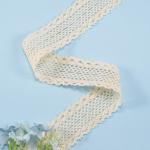 3.5CM Crochet Eyelet Cotton Lace Trim Border Lace Fabrics For Women Dress