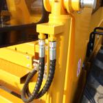 205mm Ground Clearance Mini Track Loader 850kg Rated Operating Capacity