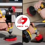 31pcs 3.5" Drill Cleaning Brush Scrouing Scrubber Sponge Pads For Kitchen Car