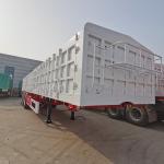 30 50 80 Ton Cargo Carrier Semi Box Trailers Heavy Duty Grade Customization