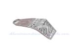 Silver Powder Coated Aluminium Die Casting Process Services For Curtain Spiale
