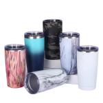 Exquisite Design Stainless Steel 20 Oz Tumbler Bulk With Lid And Straw Colored
