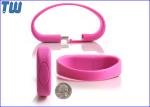 Silicon Buckle Personalized Wristband 4GB USB Memory Stick Thumbdrives