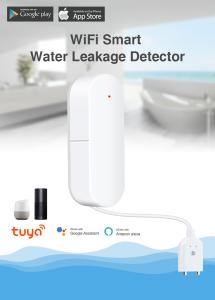 Wholesale Tuya Smart WIFI Water Leak Sensor Home Independent Security System Notification Alert from china suppliers