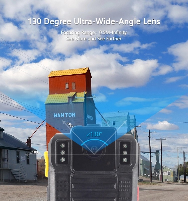 4G Android Police Should Wearing Video Body Pocket Camera Night Vision For Civilians