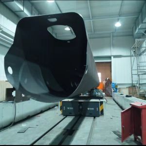 Wholesale China Supplier Electric Industry Material Transfer Cart Moving on Rail from china suppliers