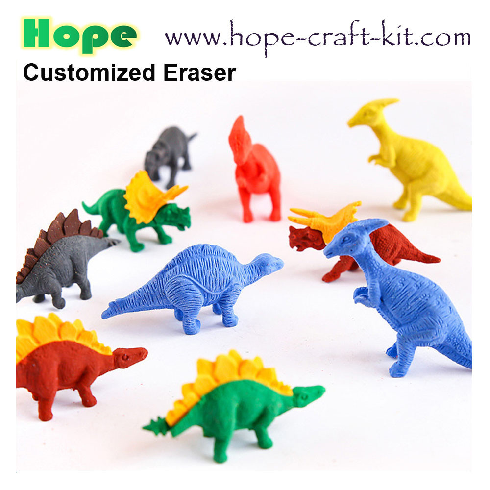 OEM ODM TPR PVC Erasers Kids Stationery supplies 3D Animal, Food, Plant, Vegetables, Fruits disassembled and assembl