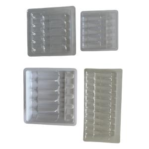 Wholesale 1ml 2ml 5ml 10ml PET Ampoule Tray Water Injection Ampoule Packaging Tray Customization from china suppliers