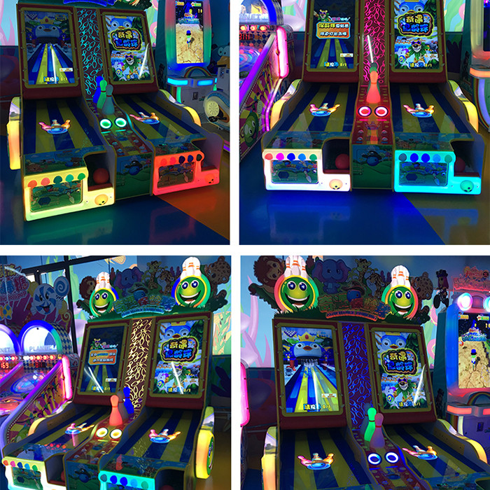 42 Inch Screen Small Bowling Arcade Machine With Clear Pictures Attractive Design