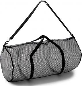 Wholesale Mesh Sports Duffle Bag Multipurpose Oversized Gym Bag With Zipper Adjustable from china suppliers