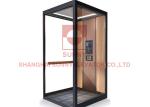 1 / 3 Floor Steel Small Residential Lift Elevator Duty Cross Customized Anti Box