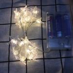 Decorative String Lights Christmas Themed 6.5ft 20LEDs Battery Operated Eco