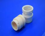 High Working Temperature Refractory 99% Al2O3 Yellow Ceramic Pipe / Tube / Pump
