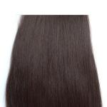 Natural Black Color Remy Clip In Hair Extensions 100% Virgin Hair With 6 Pieces