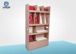 Durable Corrugated Floor Displays Gloss PP Lamination For Retail Clothes