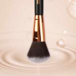 High quality Wood Handle Makeup Brushes Fan Brush best make up brush