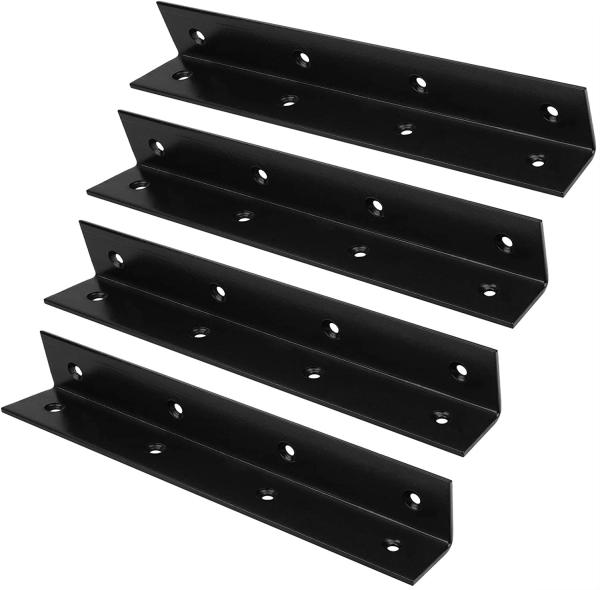 4mm/6mm Thickness Steel Corner Brace L Corner Bracket Joint for Wood Cabinets