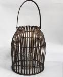 Hot Sale Led Lantern Indoor And Outdoor Decoration Natural Handmade Rattan Weave