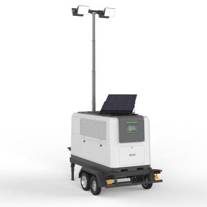 Wholesale 4KW Mobile Light Tower 150000LM IP54 Portable Generator Light Tower from china suppliers