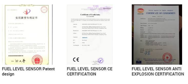 OEM 2.5m Diesel Fuel Tank Level Sensor With 0.5% Accuracy
