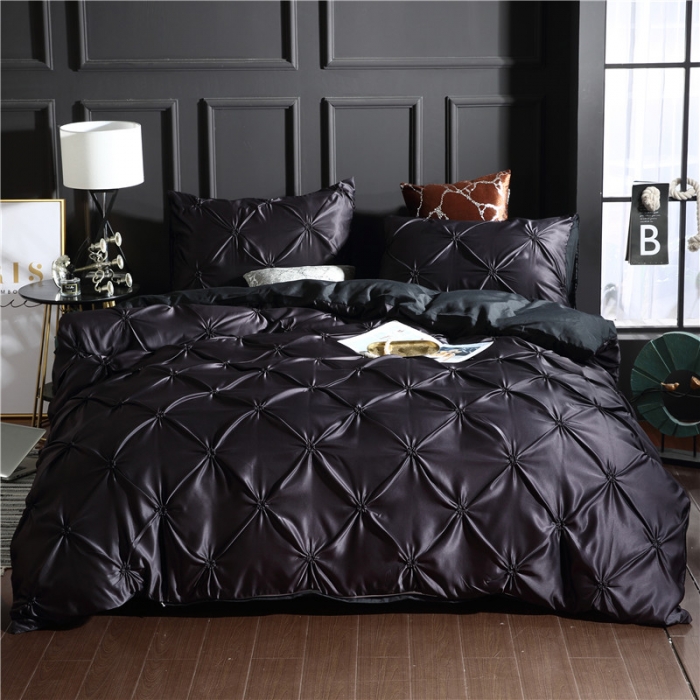 3d Luxury Style Hotel Home White Euro Duvet Cover With Pillowcase Cover 3pcs Bedding Set