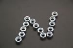 High Strength Grade 6 M4 Hex Flange Lock Nut Polishing Surface Finish