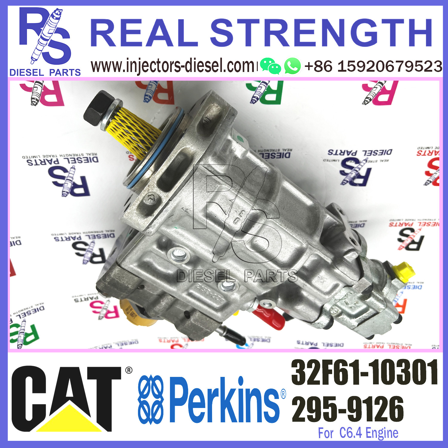 Cat Engine C6.4 Fuel Injection Pump 295-9126 326-4635 For Caterpillar Excavator E320D Diesel Pump 32F61-10301