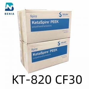 China Solvay PEEK KetaSpire KT-820 CF30 PolyEtherEtherKetone Medium Flow 30% Carbon Fiber Reinforced Polymer All Color on sale