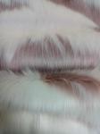 pink white 150cm Long Hair Faux Fur，Create warm and luxurious winter fashion