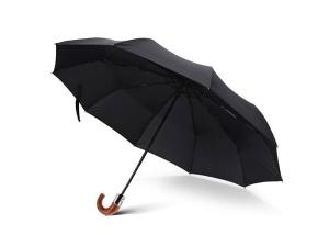 Wholesale Black Stick Umbrella , Mini Umbrella For Travel Environmental RPET Recycled Fabric from china suppliers
