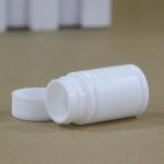 40ml White Medicine Pill Bottle Packaging for Healthcare Plastic Screw Cap