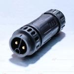 Male And Female Butt 2 Core Aviation Plug Connector For Plant Light