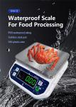 SOHES3 1.5KG High Precision Stainless Steel ABS Waterproof Scale for Food