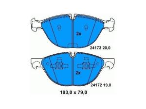 Wholesale X6 E71 BMW Front Brake Pads 34116778048 Rust Prevention Rustproof from china suppliers