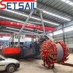 Rexroth Hydraulic System Bucket Wheel Dredger with Spud Carriage and Lifelong